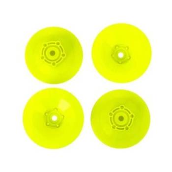 Traxxas жълти капаци за колела (4)