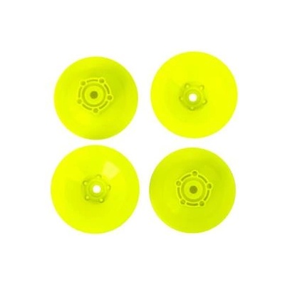 Traxxas жълти капаци за колела (4)