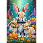 Alipson Puzzle - Puzzle Spring Bunnies - 1 000 piese