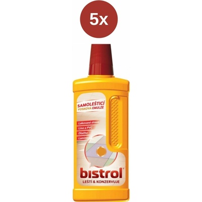 Bistrol samoleštiaca emulzia na podlahy 5 x 500 ml