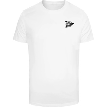 Mister Tee Тениска Cross Rosary Tee white XXLUB-MT3768-00220 - Тъмносив, размер XS