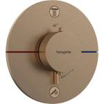 Hansgrohe ShowerSelect Comfort - Термостатичен смесител за вграждане, за 2 уреда, матиран бронз 15556140 (15556140)
