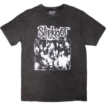 Slipknot Album Splatter (Stone Wash Back Print) Charcoal Grey S Риза (SKSTNW161MC01)