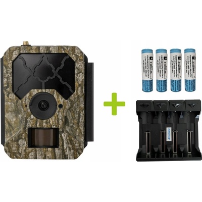 Fotopasca OXE HORNET 4G, nabíjačka batérií 18650 a 4ks batérií 18650