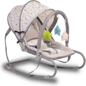Moni Детски шезлонг Moni - Lulu, сив (107569) - baby