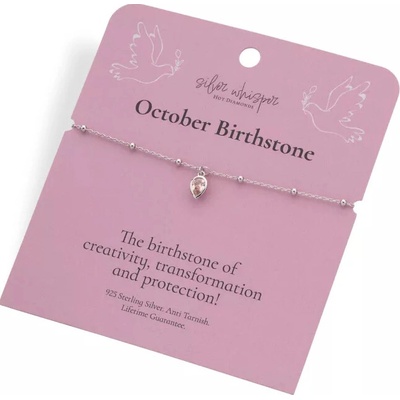 Hot Diamonds Silver Whisper October SWB034