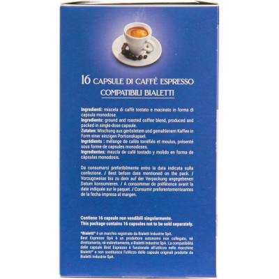 Best espresso decaffeinato bezkofeínové kapsule 16 ks