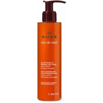 NUXE Pочистващ гел за лице и премахване на грим, Nuxe Reve de Miel Face Cleansing and Make-Up Removing Gel 200ml