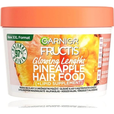 Garnier Fructis Hair Food Pineapple 3v1 maska pro dlouhé vlasy 400 ml