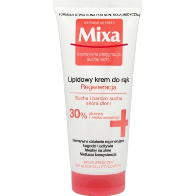 Mixa Hand Cream Repairing Surgras regenerační promašťující krém na ruky 100 ml