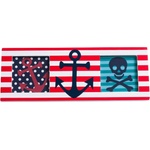 Premier Housewares Червена дървена рамка 24x9 cm Pirate - Premier Housewares (2300881)