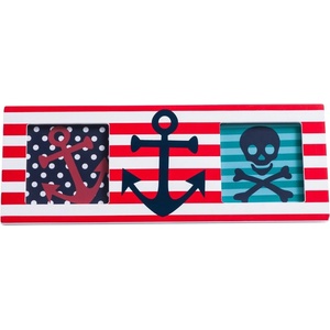 Premier Housewares Червена дървена рамка 24x9 cm Pirate - Premier Housewares (2300881)