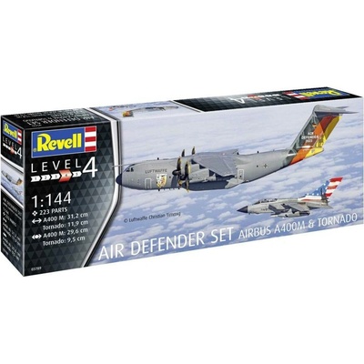 Revell Air Defender Set Airbus A400M Tornado 1:144