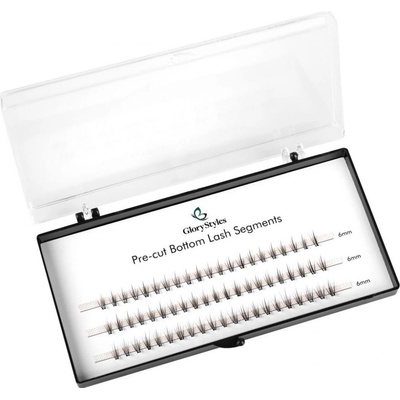 GloryStyles Segmentové řasy spodní 6 mm