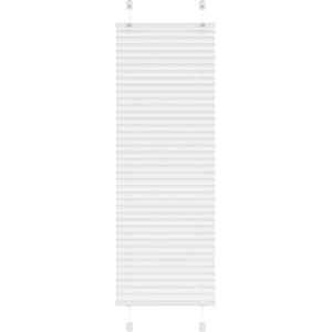 vidaXL Плисирана щора Бяла 45x100 cm Ширина на плата 44, 4 cm (4015472)