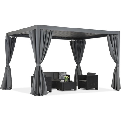 Garden Point Lagos Premium 3x3 Garden Point свободностояща пергола за тераса антрацит (GAP1093)