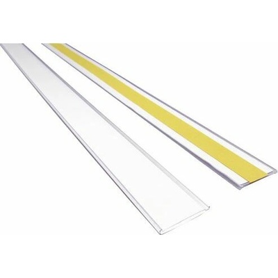 Manutan Expert držák etiket na regály, samolepicí, 38 x 100 mm