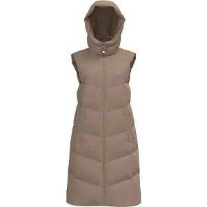 PIECES Потник Pieces Jamilla Long Vest - Brown (Silver Mink)