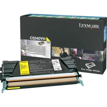 Lexmark КАСЕТА ЗА LEXMARK OPTRA C524/C532/C534 - Yellow - HIGH CAPACITY - Return program cartridge - OUTLET - PN C5240YH (101LEX C 524YR)