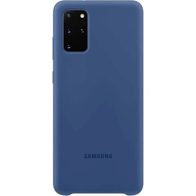 Samsung Silicone Cover Case EF-PG985TN - оригинален силиконов кейс за Samsung Galaxy S20 Plus (тъмносин)