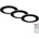 Briloner - К-кт 3x LED Димируема лампа за баня LED/4, 8W/230V IP44 (BL1328)