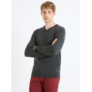 Celio Тъмно сив мъжки вълнен пуловер Celio Semeriv Celio | Siv | МЪЖЕ | S