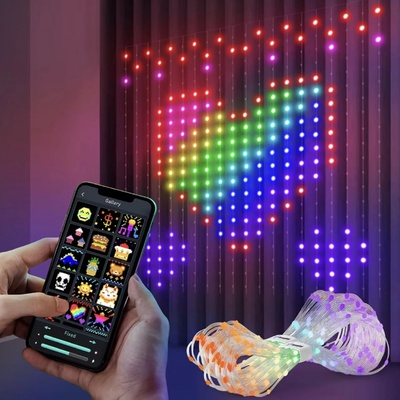 BOT Chytrý dynamický LED závěs DLC1 Velikost: 3x3 m