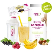 KetoFit Proteinový koktejl 1260 g, 50 porcí