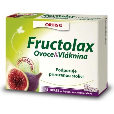 Fructolax Ovocie a vláknina Kocky 24 ks