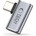 Tech-Protect Адаптер с USB-C от Tech Protect Ultraboost AA01 - Сив (5906302360284)