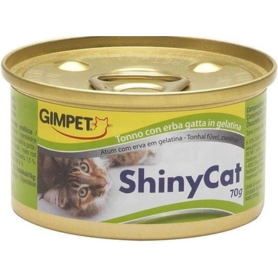 Gimpet ShinyCat tuňák & kočičí tráva 12 x 70 g