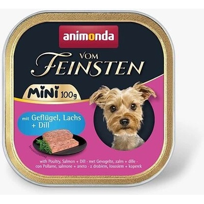 Animonda Vom Feinsten Mini Adult Dog hydina losos a kôpor 100 g
