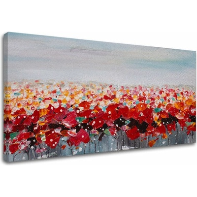 Obraz na plátne KVETY - 100x50 cm