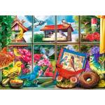 Trefl - Puzzle Premium Plus Tea Time: The world of birds - 1 000 piese