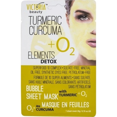 Victoria Beauty Detox pleťová maska s Kurkumou 20 g