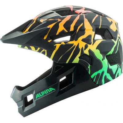Alpina Детска full Face каска Alpina Kid's Rupi Bike helmet - Fading / Neon Matt - размер 50-55 cm (851-1443-0311)
