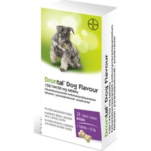 Drontal Dog Flavour 150/144/50 mg 24 tabliet
