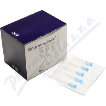 BD Microlance injekčná Jehla 23 G 0,60 x 25 modrá 100 ks