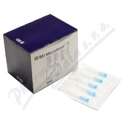 BD Microlance injekčná Jehla 23 G 0,60 x 25 modrá 100 ks