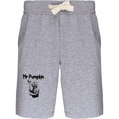 Mr. Pumpkin černý tisk pohodlné kraťasy s potiskem