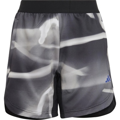 adidas Детски къси панталони Adidas HIIT Knit Shorts 2022 2023 Boys - Solid Gry/Black