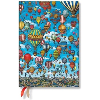 Paperblanks Планер Balloon Festival, Midi, хоризонтален, мек (1570181498)