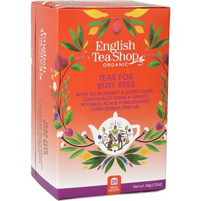 English Tea Shop BIO Mix Čajov Pre usilovné včielky 20 vrecúšok