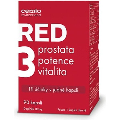 Cemio RED3 90 kapslí – Sleviste.cz