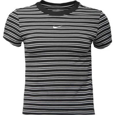 Nike Dámske tričko SPORTSWEAR CHILL KNIT čierna béžová