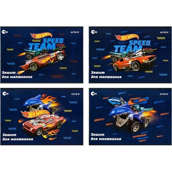 Kite Скицник Kite Hot Wheels A4 24л. 100 g (1113004-HW22-242)