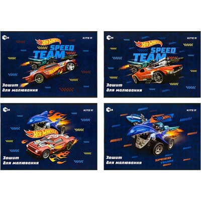 Kite Скицник Kite Hot Wheels A4 24л. 100 g (1113004-HW22-242)
