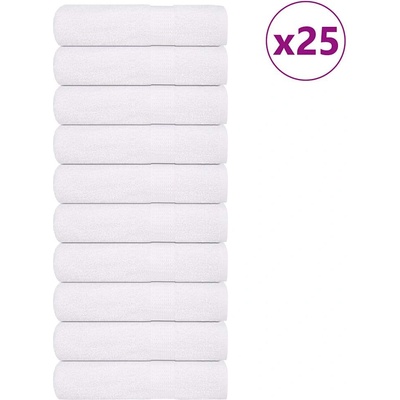 vidaXL Кърпи за баня FROGN 25 бр. Бели 100x150 см 360 г/м2 (136660)