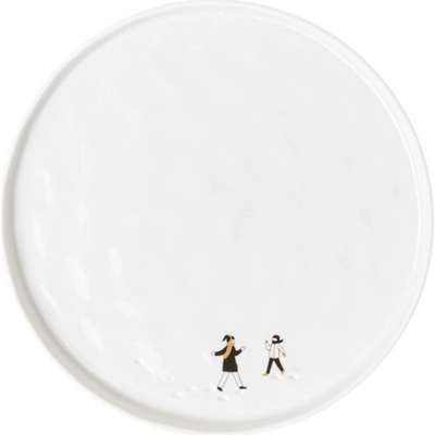 räder Porcelánový tanier Snowball Fight 22 cm