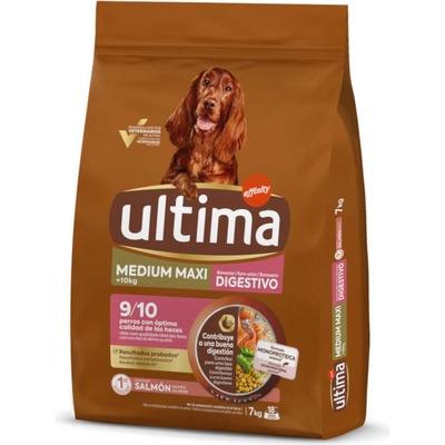 Ultima Medium Maxi Digestive Well-Being lososové 7 kg